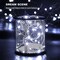 12 PCS Fairy Lights Cool White 3.3FT Silvery Copper Wire 20 LED String Lights Battery Powered, Starry String Lights Battery Operated Firefly Lights for Costume DIY Wedding Home Party Christmas